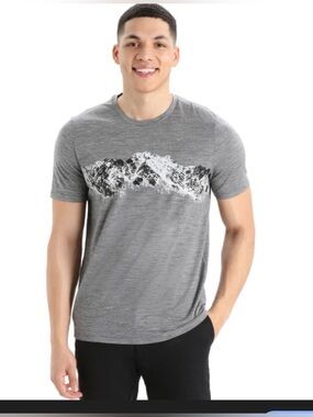 Icebreaker Men’s Tech Lite II Short Sleeve Tee Remarkable Range , Small